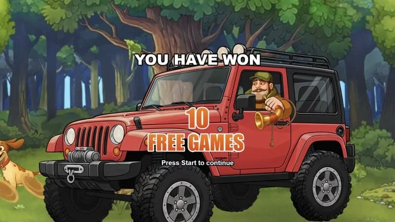 Hunt the Bucks - Free Games-Start mit Booster-Leiste und Hunter-Wild